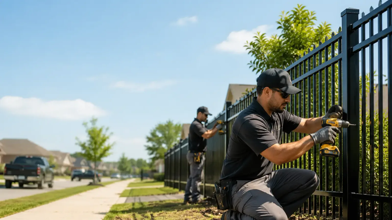 Metal Fence Installation in Jeffersonville, OH